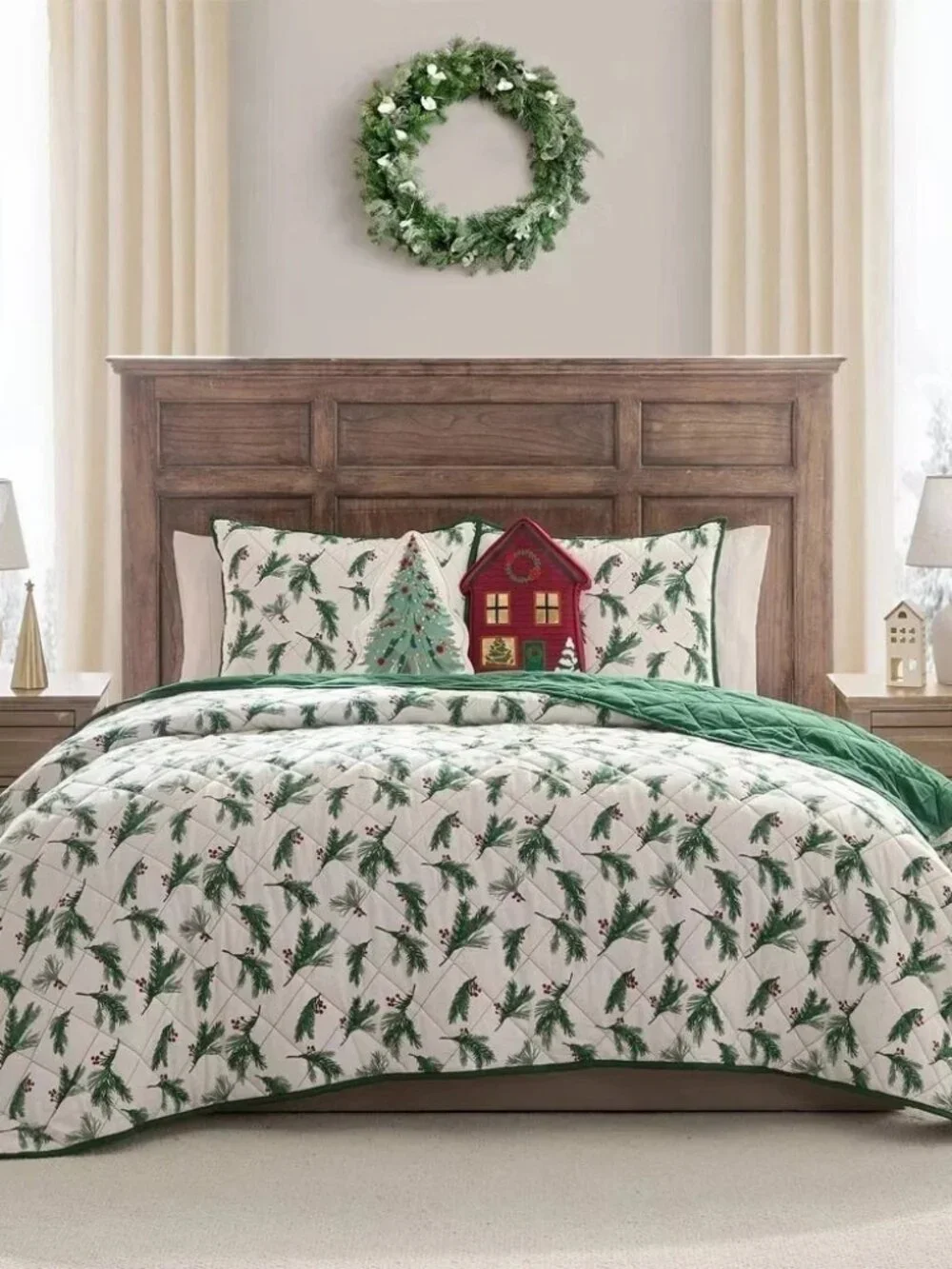 Hallmark Winter Berries 3 Pc Queen Size 88